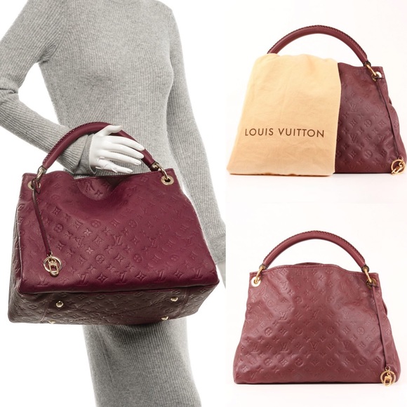 💎STUNNING💎 LEATHER ARTSY LOUIS VUITTON EMPREINTE RAISIN - Picture 2 of 14